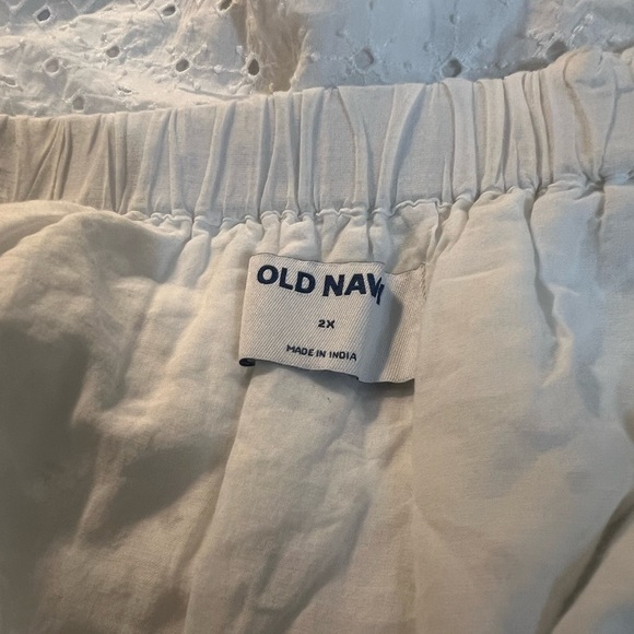 Old Navy White A-Line Midi Skirt for Cocktail Events - Picture 4 of 5